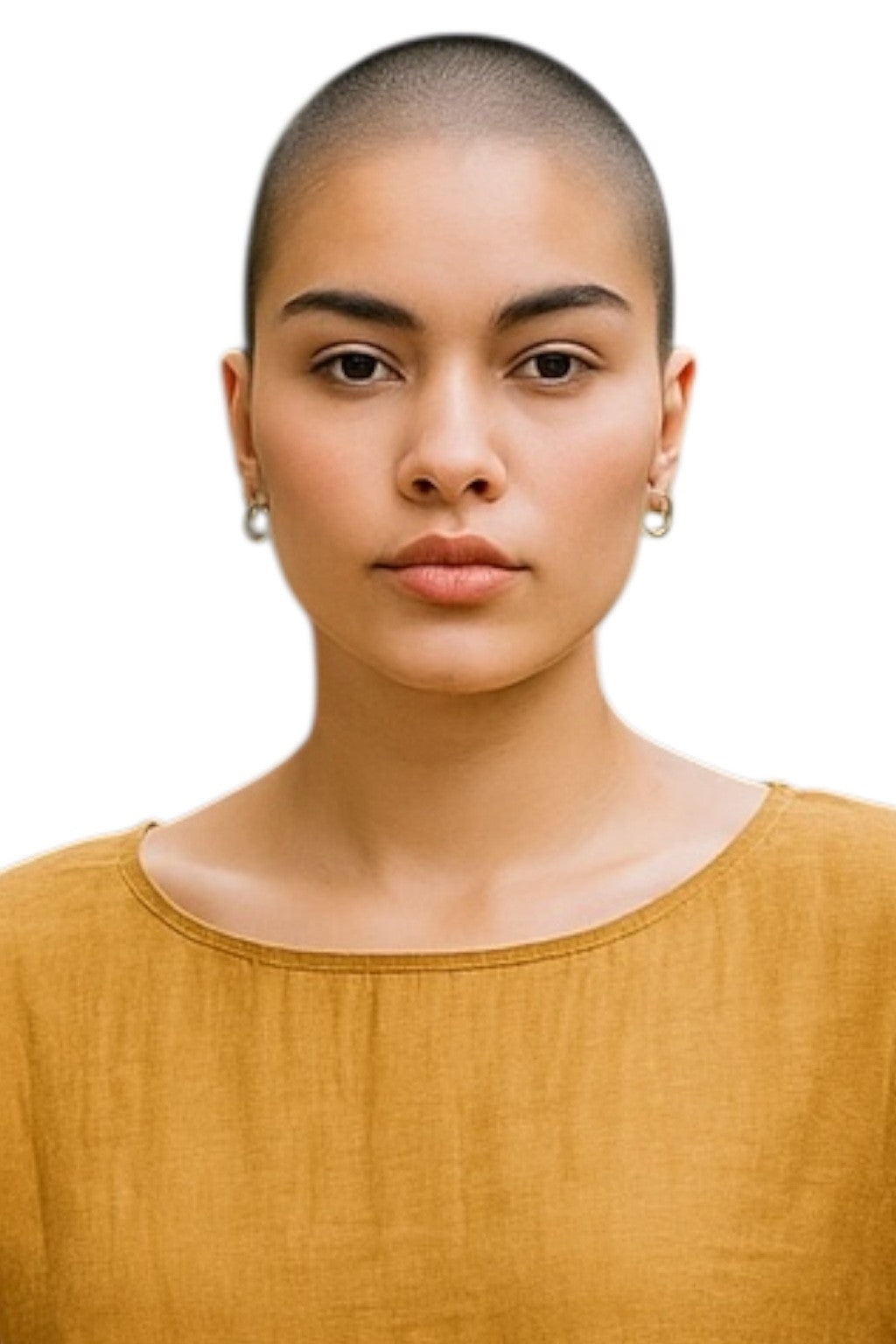 Havana Linen Sleeved Top Vintage Yellow