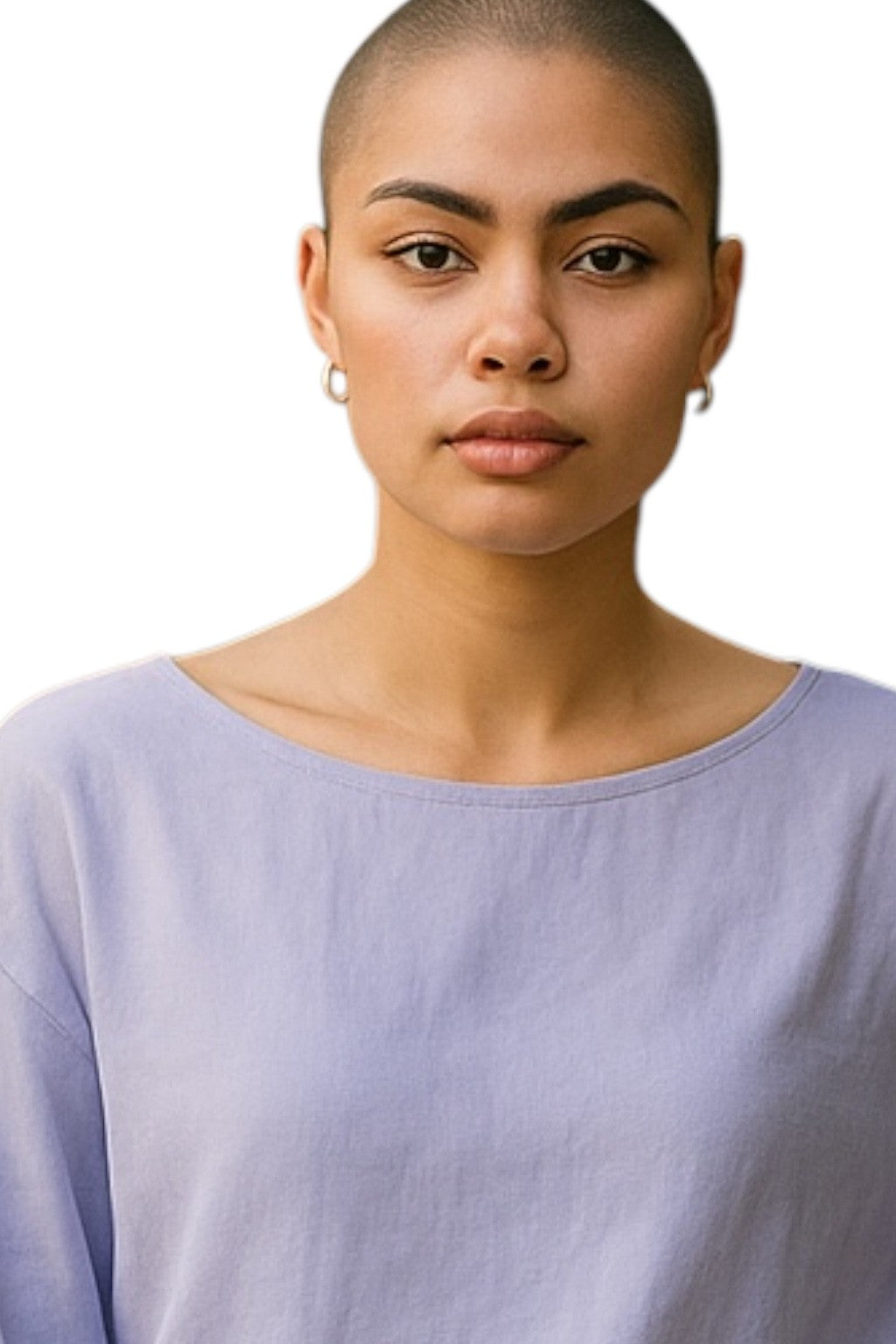 Havana Linen Sleeved Top Jacaranda