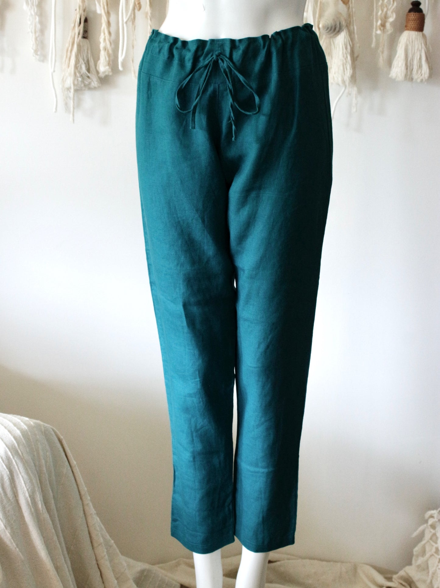 Havanna Linen Narrow Leg Pants