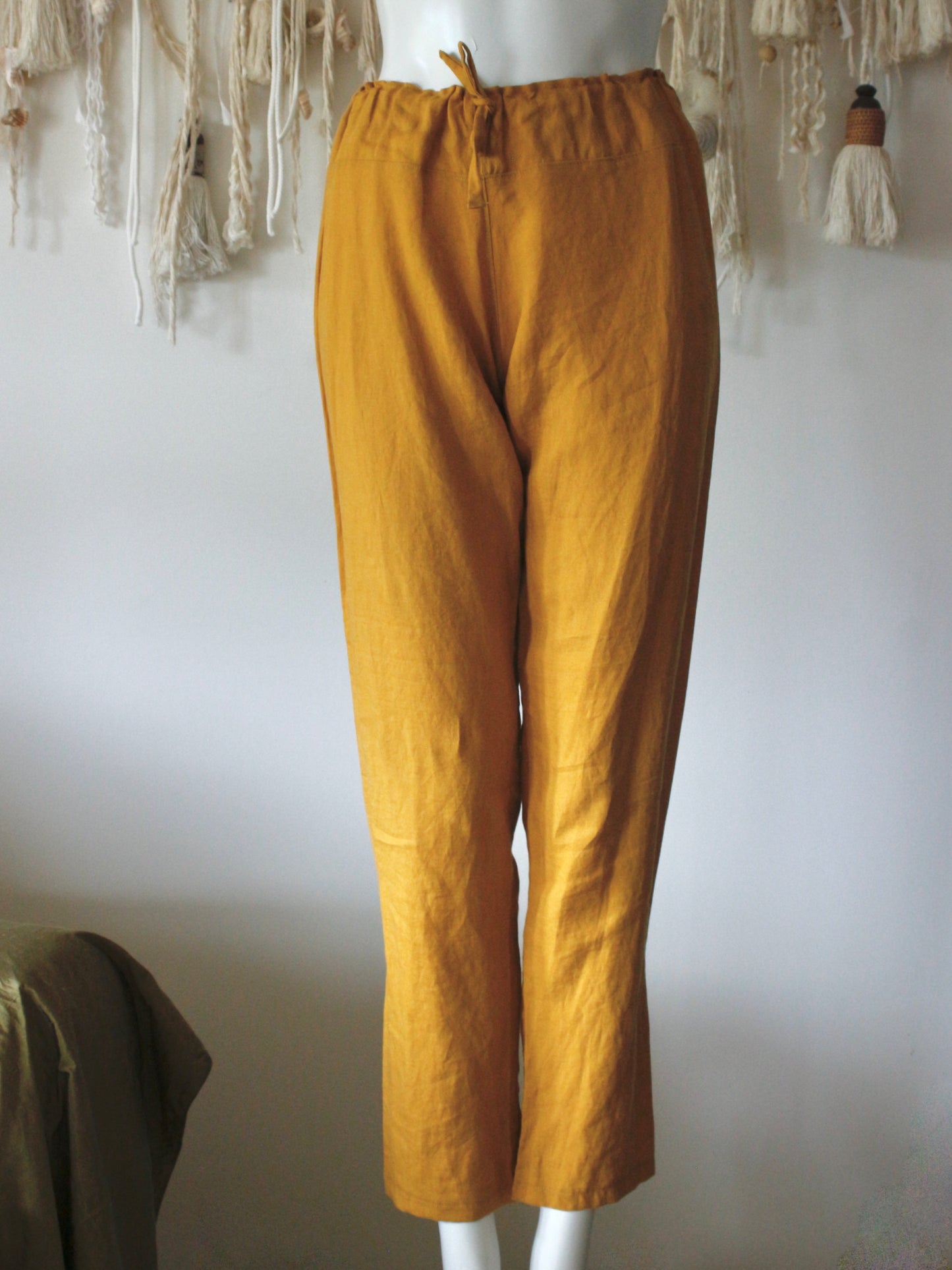 Havanna Linen Narrow Leg Pants