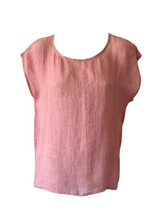 Mesh Linen Top Maple